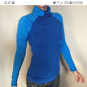 Champions Blue Turtleneck Spotr Top Long Sleeves